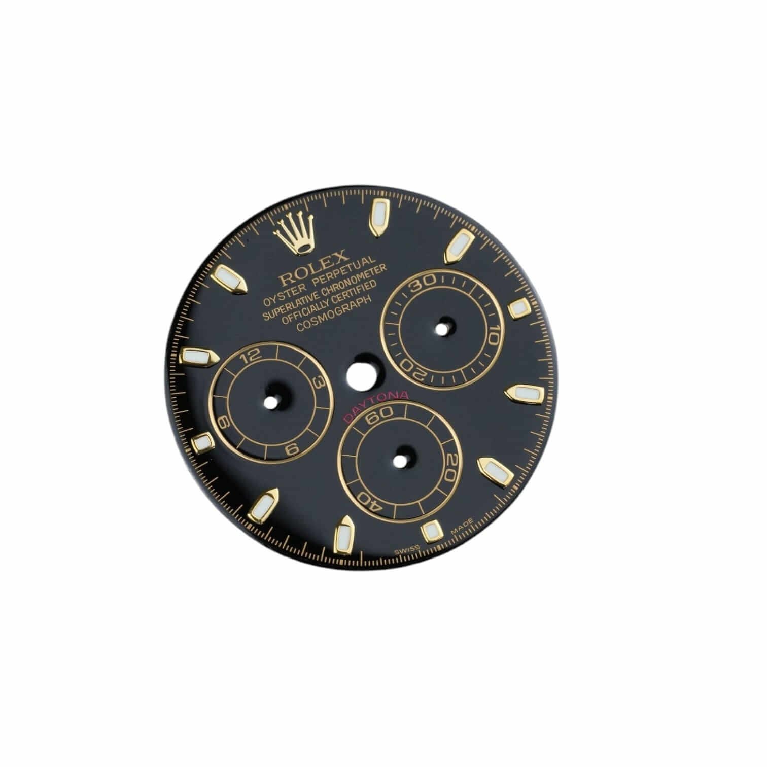 Rolex dial black for Cosmograph Daytona 116523 | 116528 Luminova Rolex dial black for Cosmograph Daytona 116523 | 116528 Luminova