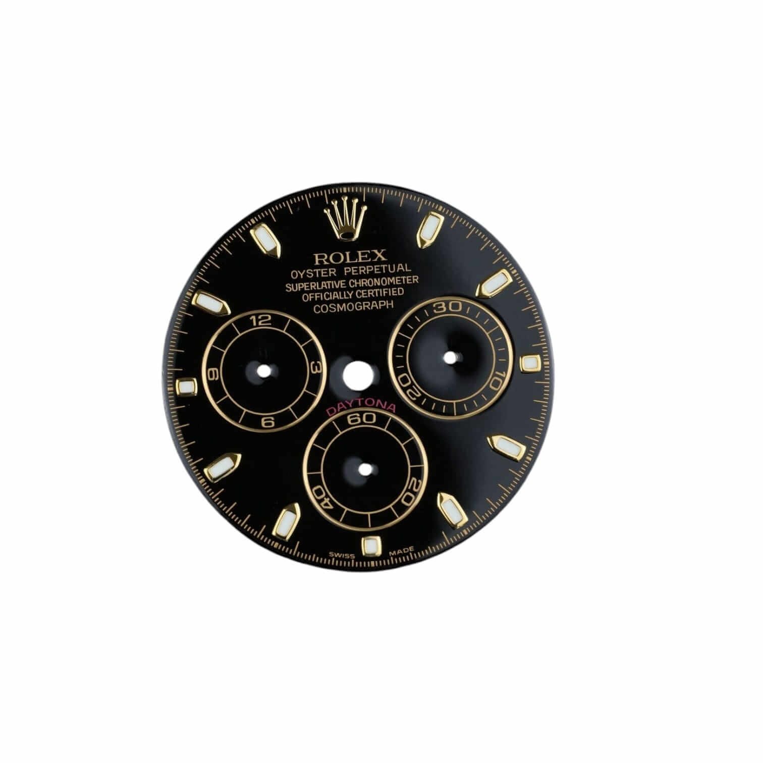 Rolex dial black for Cosmograph Daytona 116523 | 116528 Luminova Rolex dial black for Cosmograph Daytona 116523 | 116528 Luminova
