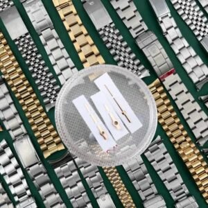 Rolex NOS Hand Set Rose Gold 18k No Lume for OP Datejust 36 mm 116201