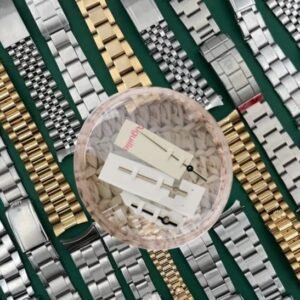 Rolex NOS handset ‘No Lume’ for Datejust 1601/9 white gold for stone dials