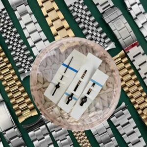 Rolex NOS "Buckley" Black Hand Set for Datejust 16000 | 16030 | 16014 | 17000 | 17014 | 17013 Tritium