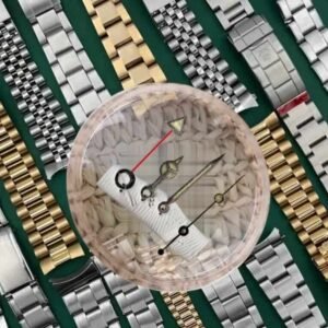 Rolex handset for GMT-Master 1675 tritium with strong patina zinc sulfide