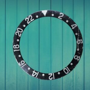 Rolex Inlay | Insert fat font serif black for GMT-Master 1675 | 16750