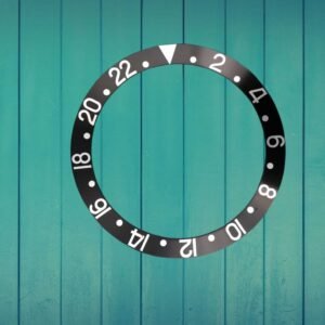 Rolex NOS Serif Inlay | Insert | Inlay black for GMT 1675 | 16750