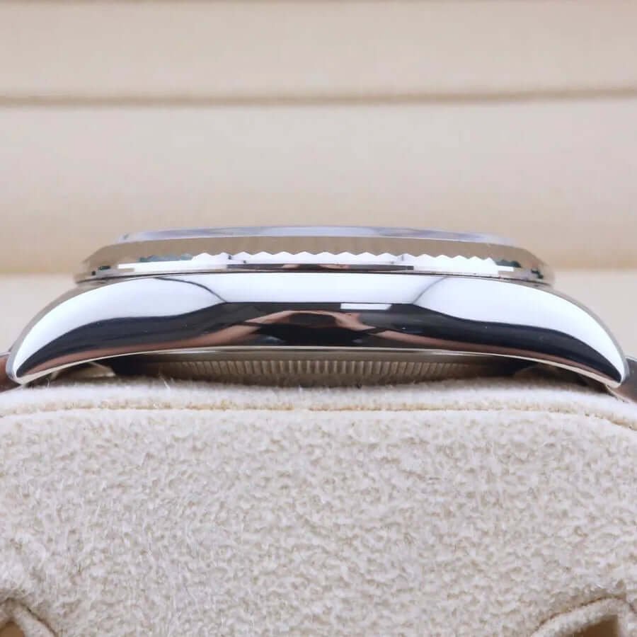 Rolex Oyster Perpetual 36 White Roman Diamond Dial 116034 Year: 2010 Rolex Oyster Perpetual 36 White Roman Diamond Dial 116034 Year: 2010