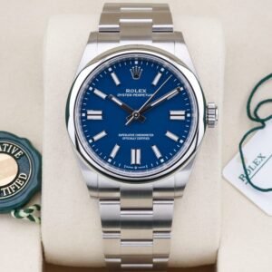 Rolex Oyster Perpetual Med Blue Dial 134300 Year: 2025