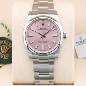 Rolex Oyster Perpetual 34 Sunburst Pink 124200 Pink 34mm 2023
