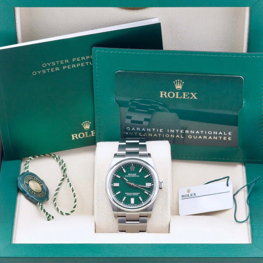 Rolex Oyster Perpetual 36 126000 Green 36mm 2025 Rolex Oyster Perpetual 36 126000 Green 36mm 2025
