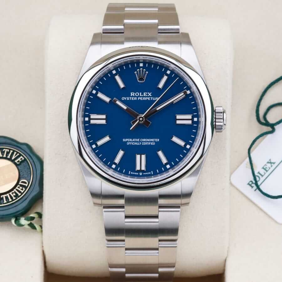 Rolex Oyster Perpetual 41 134300 Med Blue 41mm 2025 Rolex Oyster Perpetual 41 134300 Med Blue 41mm 2025