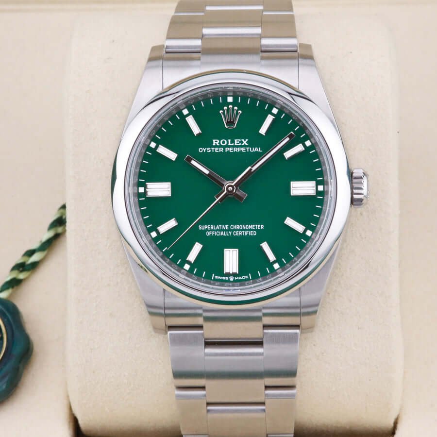 Rolex Oyster Perpetual 36 126000 Green 36mm 2025 Rolex Oyster Perpetual 36 126000 Green 36mm 2025