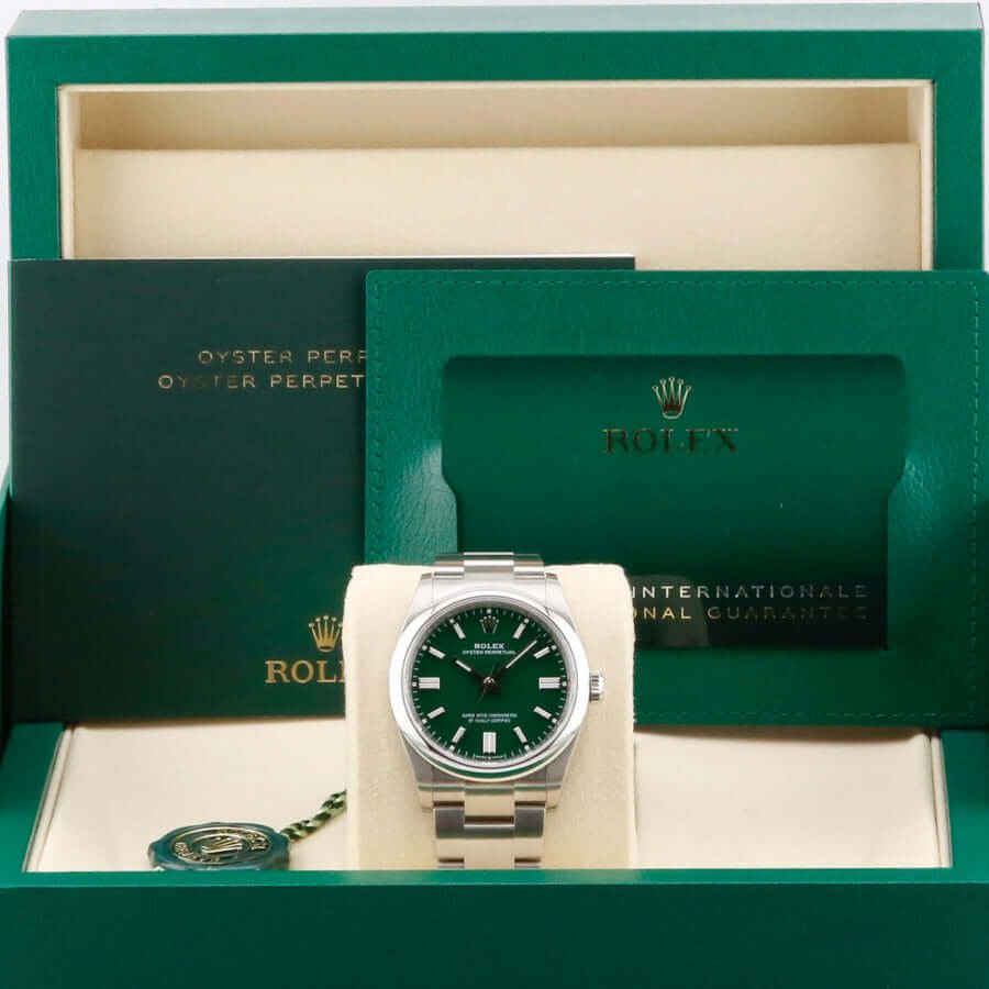 Rolex Oyster Perpetual 36 126000 Green 36mm 2025 Rolex Oyster Perpetual 36 126000 Green 36mm 2025