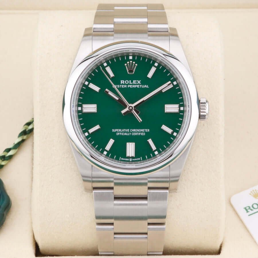 Rolex Oyster Perpetual 36 126000 Green 36mm 2025 Rolex Oyster Perpetual 36 126000 Green 36mm 2025