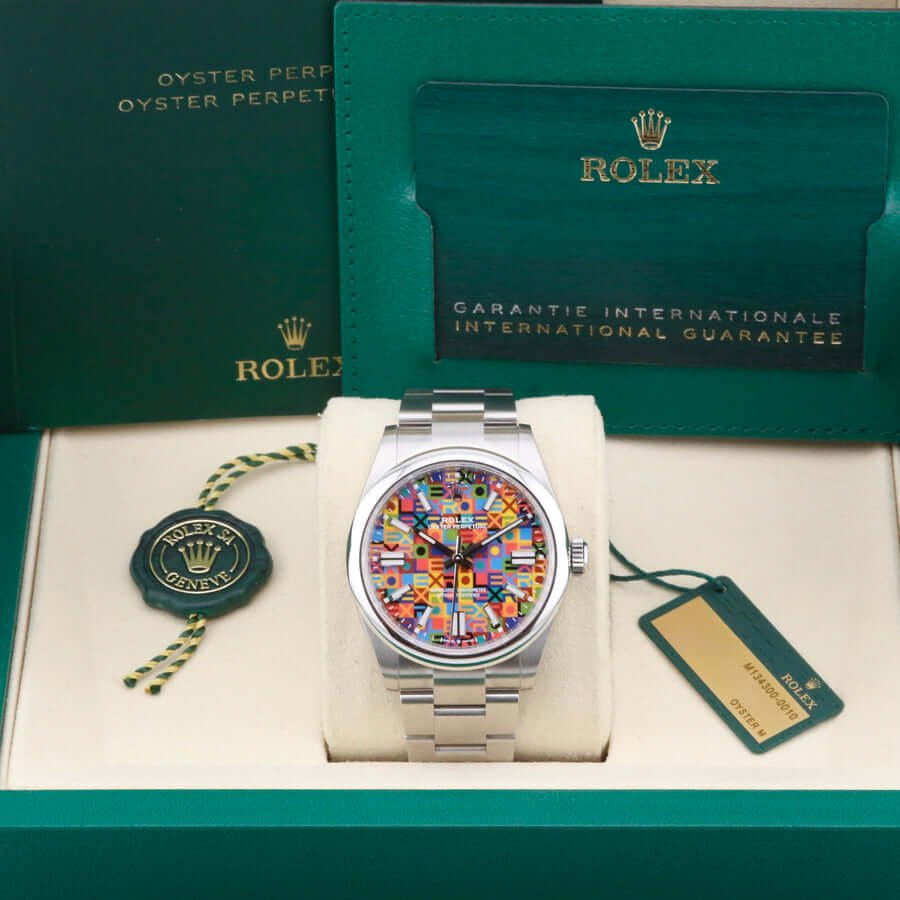 Rolex Oyster Perpetual 41 134300 Jubilee Motif 41mm 2026 Rolex Oyster Perpetual 41 134300 Jubilee Motif 41mm 2026