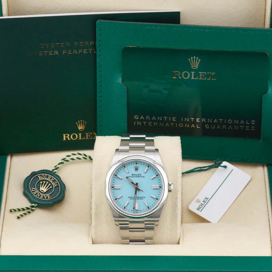 Rolex Oyster Perpetual 36 126000 Tiffany 36mm 2023 Rolex Oyster Perpetual 36 126000 Tiffany 36mm 2023