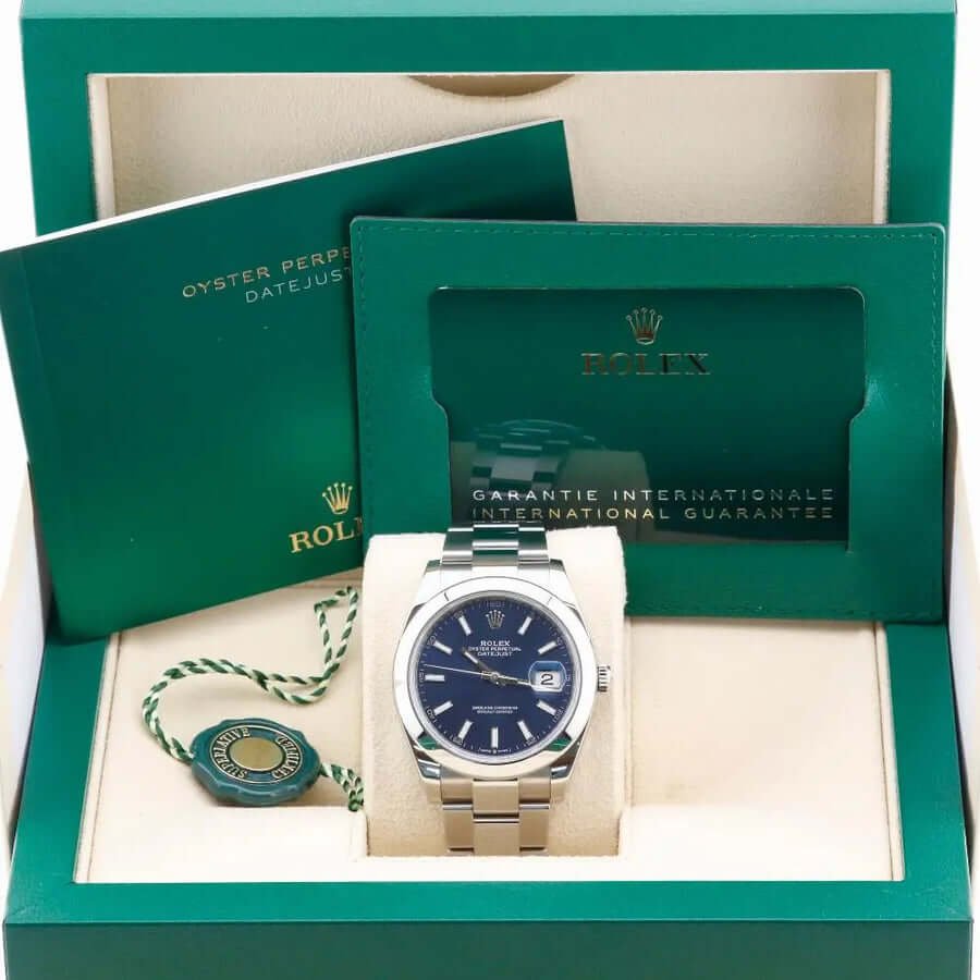 Rolex Datejust 41 Blue Dial 126300 Year: 2022 Rolex Datejust 41 Blue Dial 126300 Year: 2022
