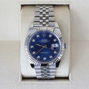 Rolex Datejust 41 Blue Diamond Dial 126334 Year: 2021