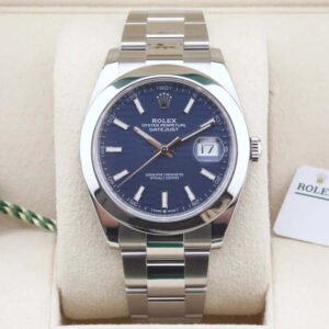 Rolex Datejust 41 Blue Motif Dial 126300 Year: 2022