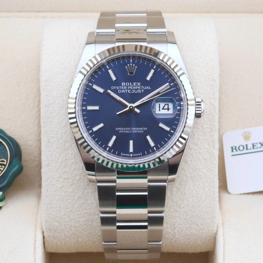 Rolex Datejust 36 Blue Dial 126234 Year: 2024 Rolex Datejust 36 Blue Dial 126234 Year: 2024