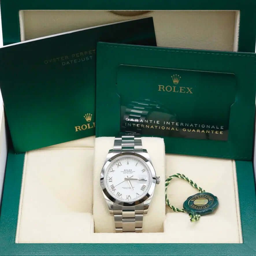 Rolex Datejust 41 White Dial 126300 Year: 2022 Rolex Datejust 41 White Dial 126300 Year: 2022