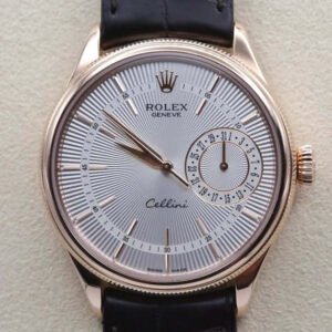 Rolex Cellini 50515 Silver Guilloche Year: 2015