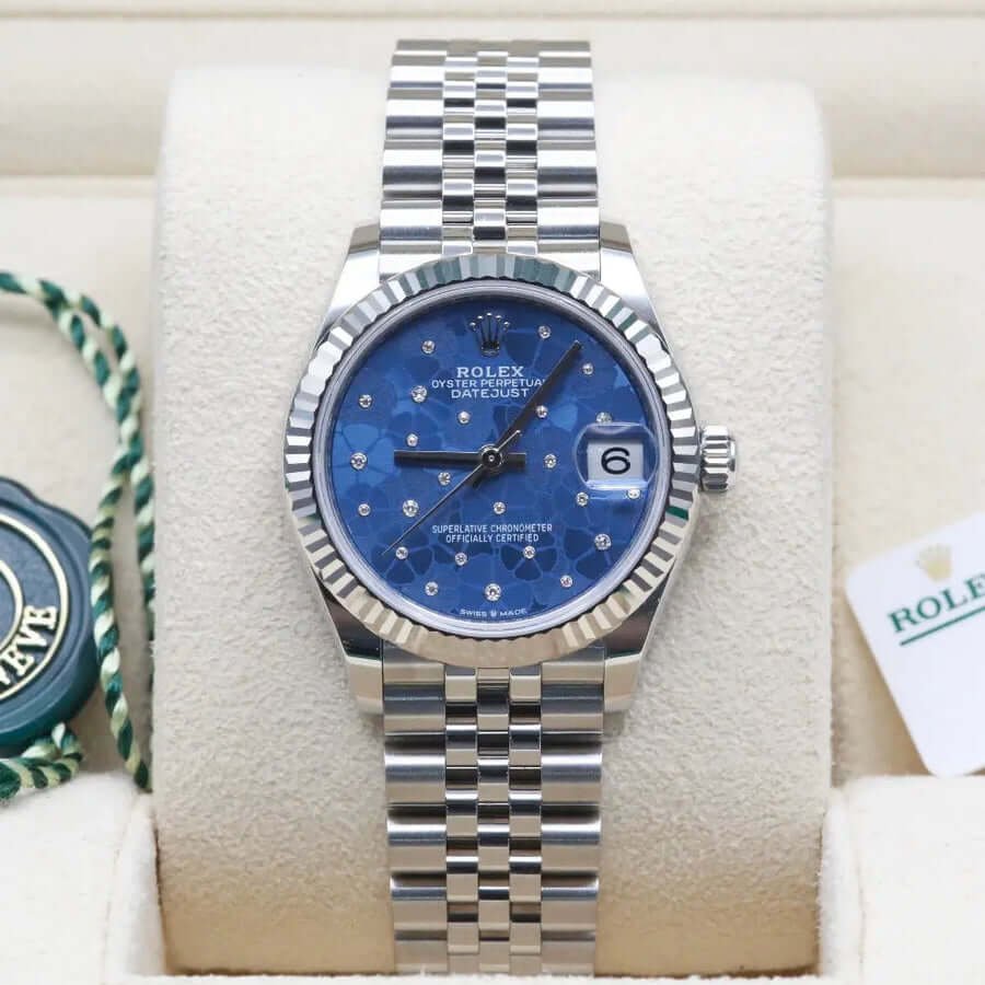 Rolex Datejust 31 Blue Floral Dial 278274 Year: 2023 Rolex Datejust 31 Blue Floral Dial 278274 Year: 2023