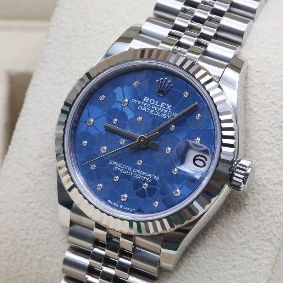 Rolex Datejust 31 Blue Floral Dial 278274 Year: 2023 Rolex Datejust 31 Blue Floral Dial 278274 Year: 2023