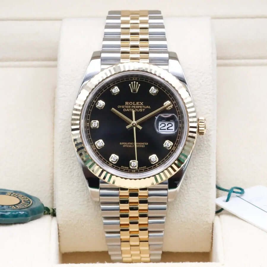 Datejust 41 Black Diamond Dot Dial 126333 Year: 2017 Datejust 41 Black Diamond Dot Dial 126333 Year: 2017