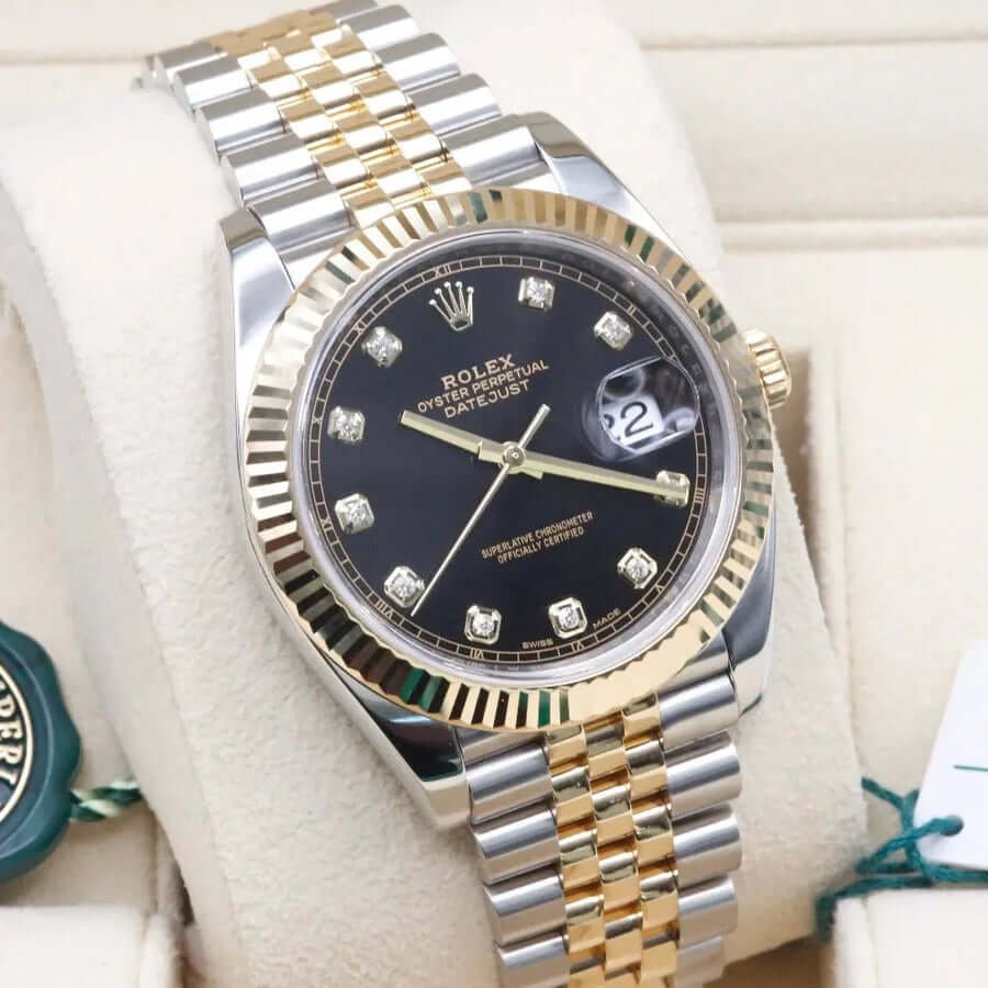 Datejust 41 Black Diamond Dot Dial 126333 Year: 2017 Datejust 41 Black Diamond Dot Dial 126333 Year: 2017