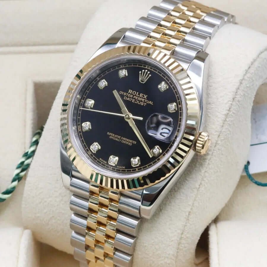 Datejust 41 Black Diamond Dot Dial 126333 Year: 2017 Datejust 41 Black Diamond Dot Dial 126333 Year: 2017