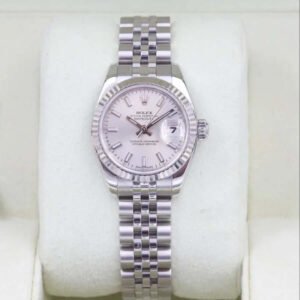 Rolex Datejust 26 Silver Baton Dial 179174 Year: 2012