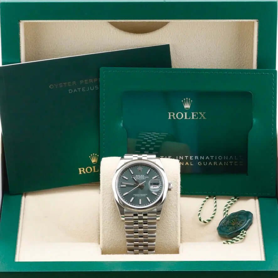 Rolex Datejust 36 Mint Green Dial 126200 Year: 2025 Rolex Datejust 36 Mint Green Dial 126200 Year: 2025