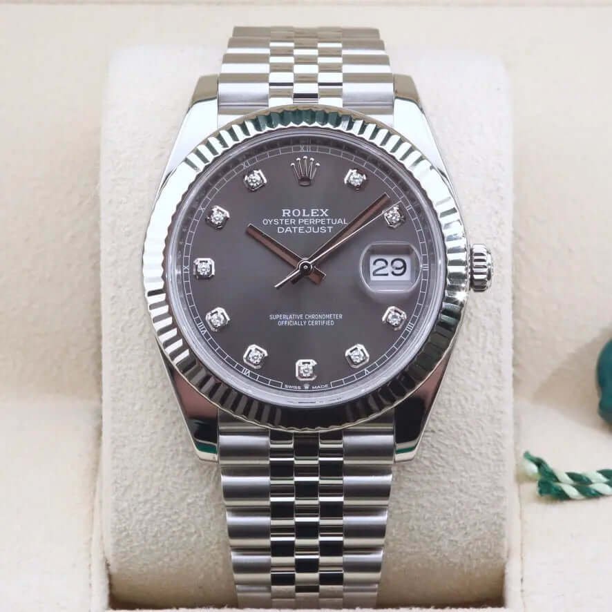 Rolex Datejust 41 Rhodium Diamond Dial 126334 Year: 2020 Rolex Datejust 41 Rhodium Diamond Dial 126334 Year: 2020