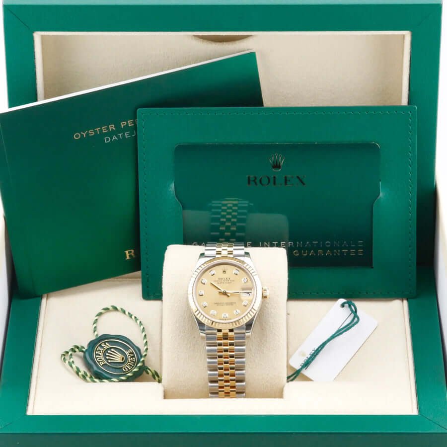 Rolex Datejust 31 Champagne Diamond Dial 278273 Year: 2022 Rolex Datejust 31 Champagne Diamond Dial 278273 Year: 2022