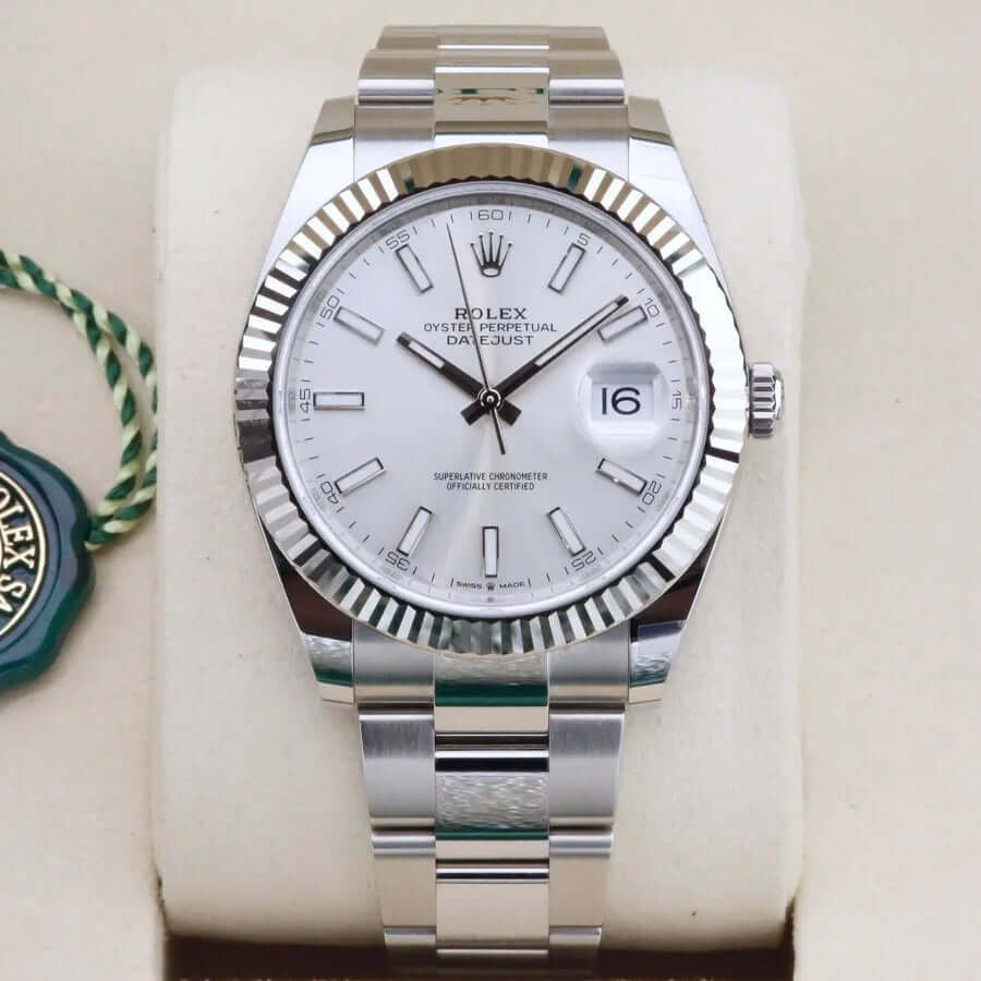 Rolex Datejust 41 Silver Dial 126334 Year: 2024 Rolex Datejust 41 Silver Dial 126334 Year: 2024