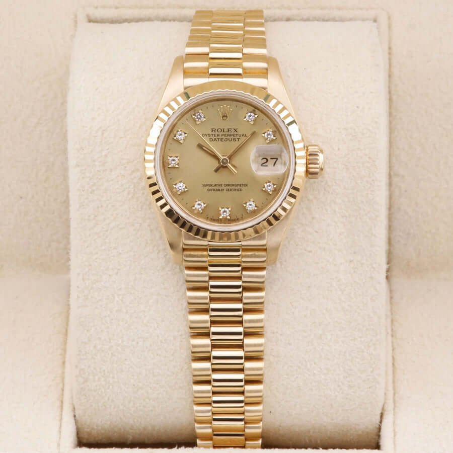 Rolex Datejust 26 Champagne Diamond Dial 69178 Rolex Datejust 26 Champagne Diamond Dial 69178