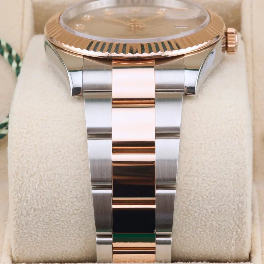 Rolex Datejust 41 Sundust Diamond Dial 126331 Year: 2017 Rolex Datejust 41 Sundust Diamond Dial 126331 Year: 2017