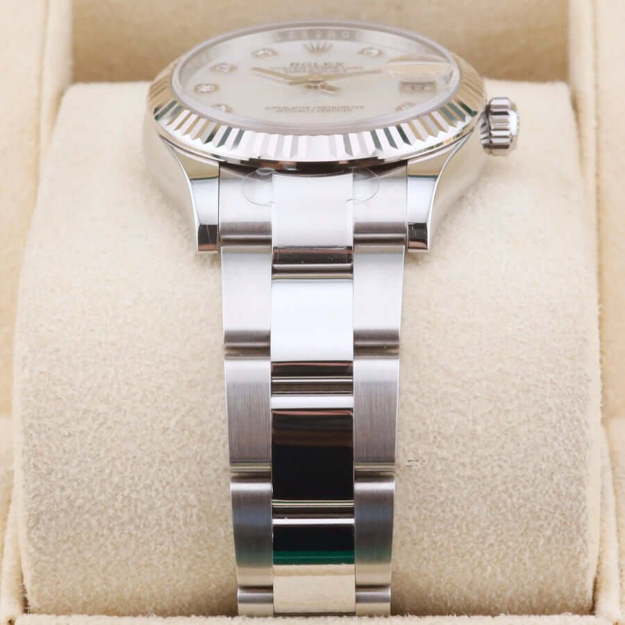 Rolex Datejust 31 White Mother of Pearl Diamond Dial 278274 Year: 2024 Rolex Datejust 31 White Mother of Pearl Diamond Dial 278274 Year: 2024