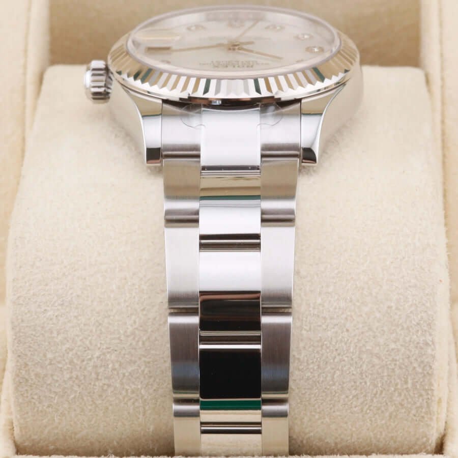 Rolex Datejust 31 White Mother of Pearl Diamond Dial 278274 Year: 2024 Rolex Datejust 31 White Mother of Pearl Diamond Dial 278274 Year: 2024