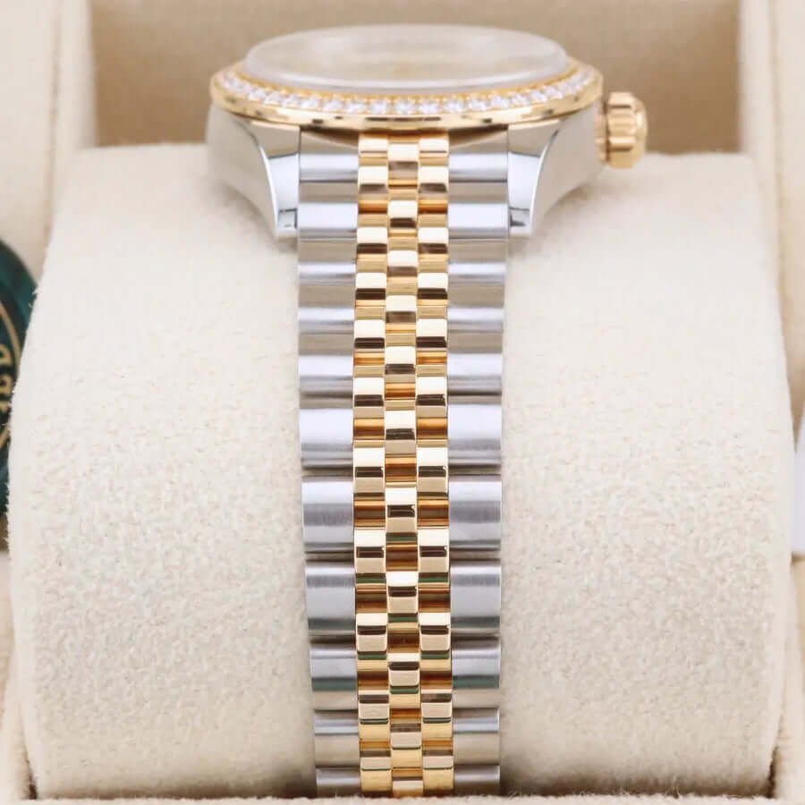 Rolex Datejust 28 Mother of Pearl Diamond Bezel 279383RBR Year: 2018 Rolex Datejust 28 Mother of Pearl Diamond Bezel 279383RBR Year: 2018