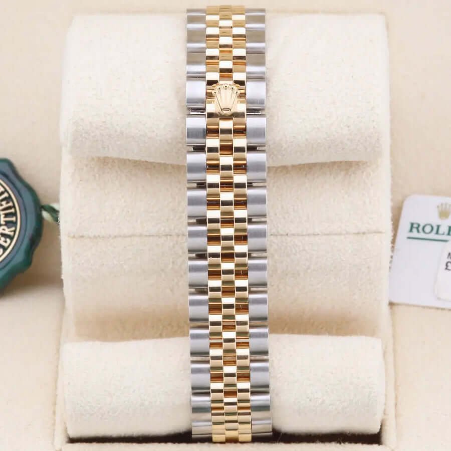 Rolex Datejust 28 Mother of Pearl Diamond Bezel 279383RBR Year: 2018 Rolex Datejust 28 Mother of Pearl Diamond Bezel 279383RBR Year: 2018