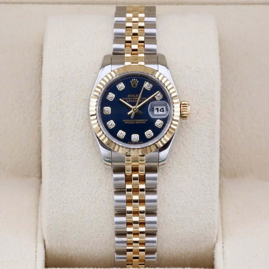 Rolex Datejust 26mm Factory Blue Diamond Dial Rolex Datejust 26mm Factory Blue Diamond Dial