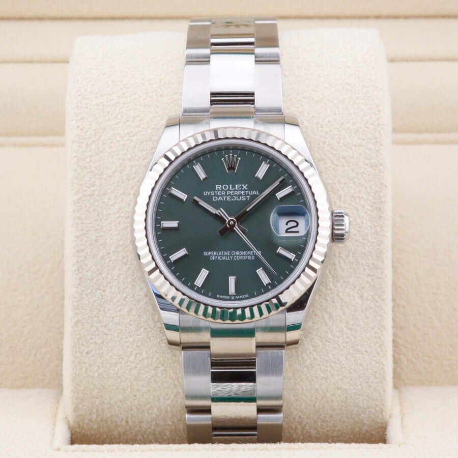 Rolex Datejust 31 Mint Green Dial 278274 Year: 2024 Rolex Datejust 31 Mint Green Dial 278274 Year: 2024