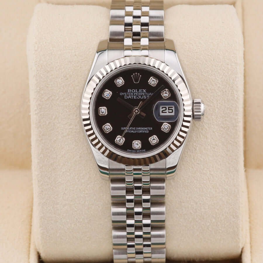 Rolex Datejust 26 179174 Black Diamond 26mm Rolex Datejust 26 179174 Black Diamond 26mm