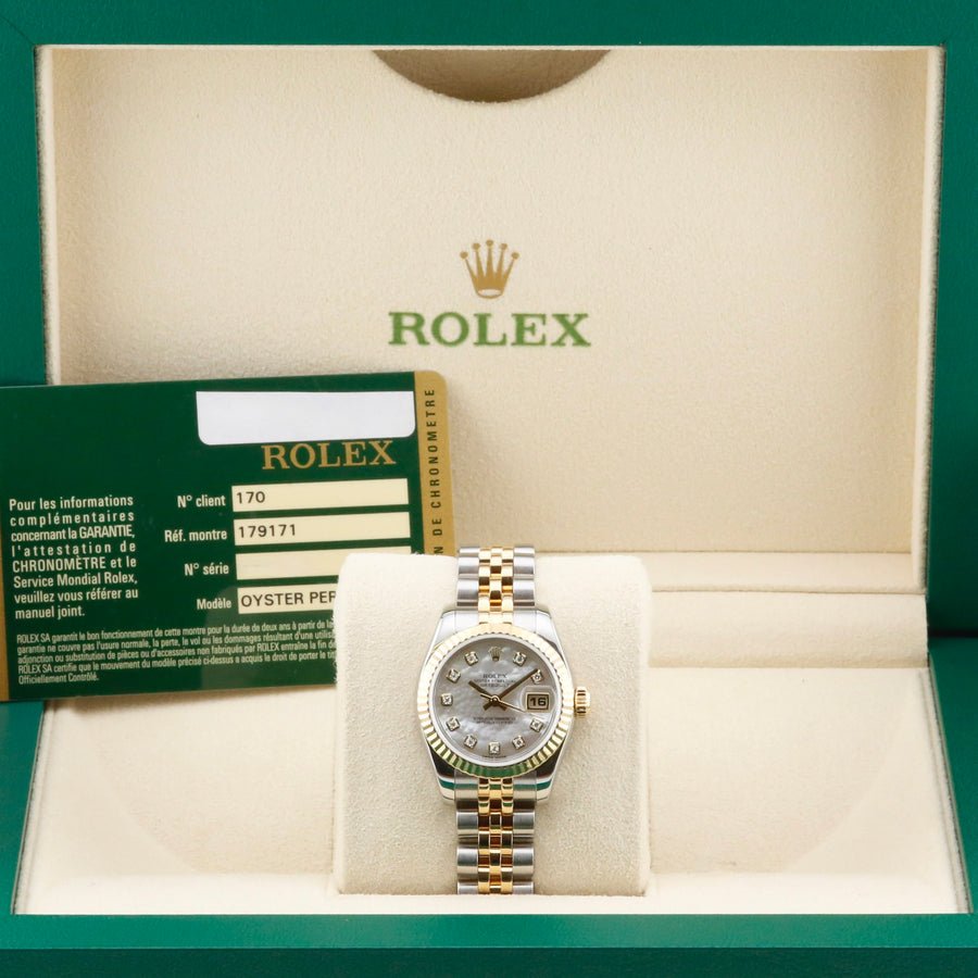 Rolex Datejust 26 179173 Mother Of Pearl 26mm