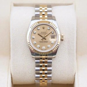 Rolex Datejust 26 179173 Champagne Diamond 26mm
