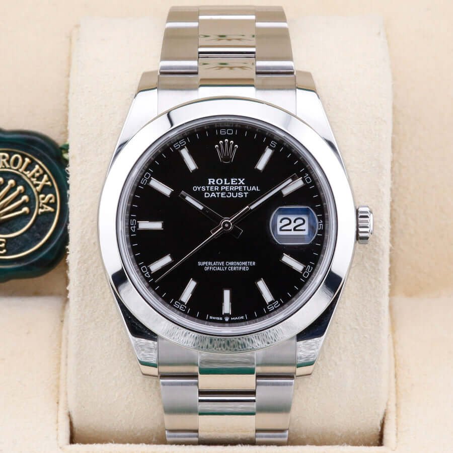 Rolex Datejust 41 126300 Black 41mm Rolex Datejust 41 126300 Black 41mm