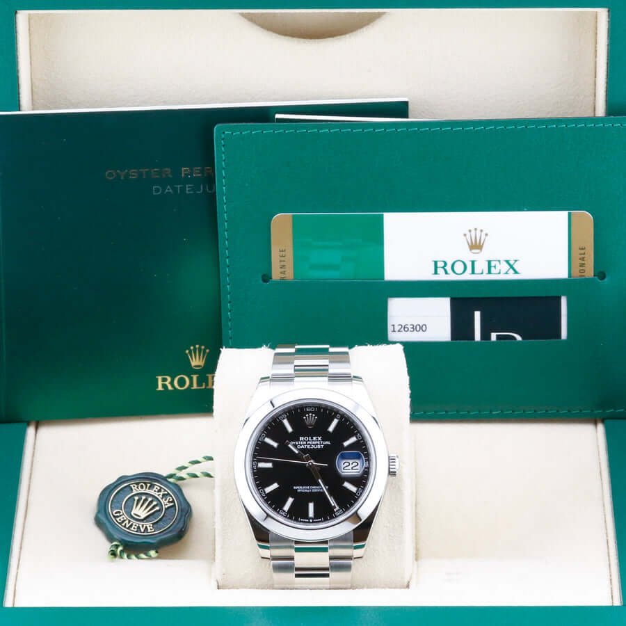 Rolex Datejust 41 126300 Black 41mm Rolex Datejust 41 126300 Black 41mm