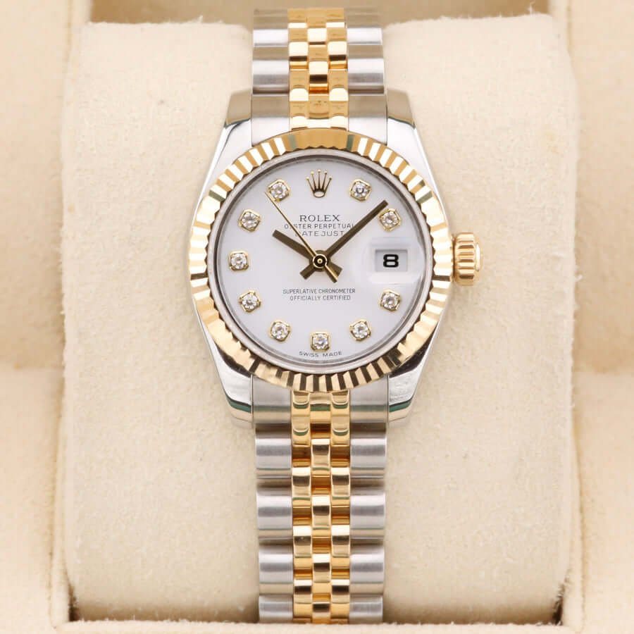 Rolex Datejust 26 179173 White Diamond 26mm Rolex Datejust 26 179173 White Diamond 26mm