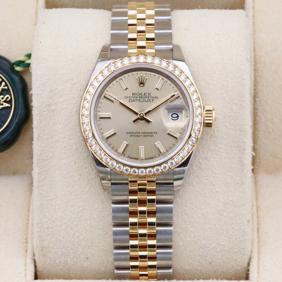 Rolex Datejust 28 279383RBR Champagne Baton 28mm Rolex Datejust 28 279383RBR Champagne Baton 28mm