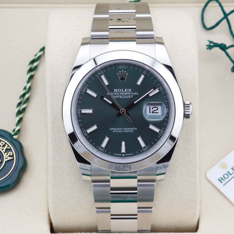 Rolex Datejust 41 126300 Mint Green 41mm Rolex Datejust 41 126300 Mint Green 41mm